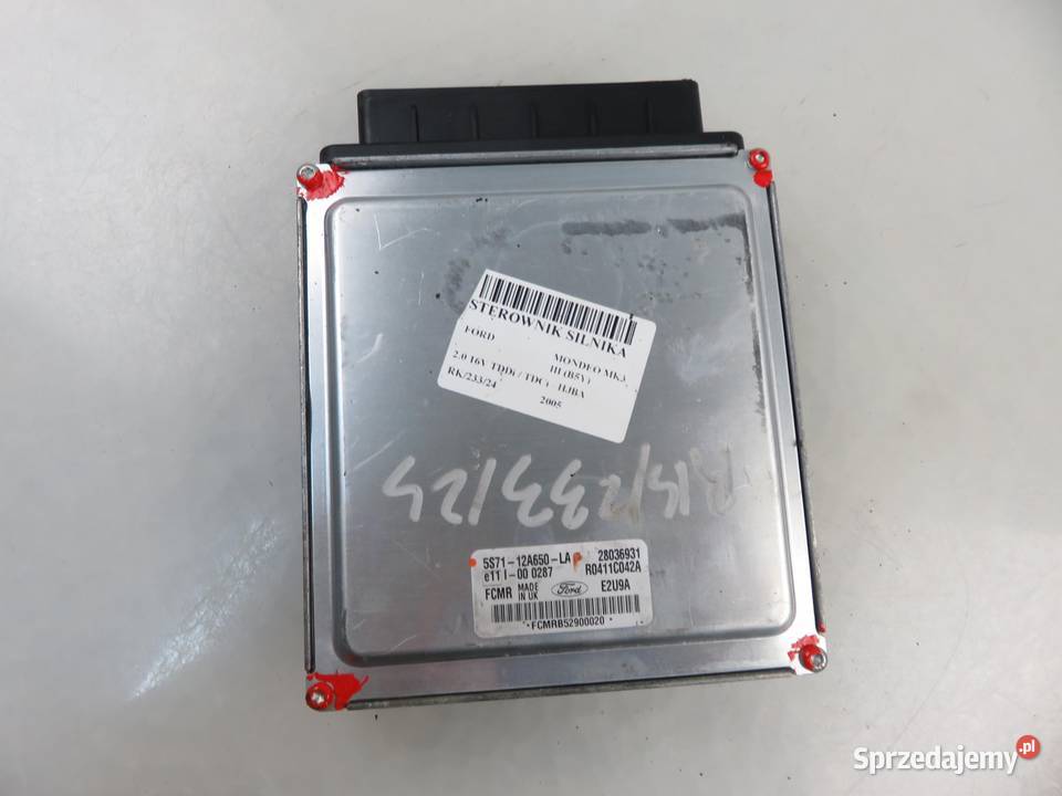 STEROWNIK FORD MONDEO MK3 III 20 16V TDDi TDCi Komputery