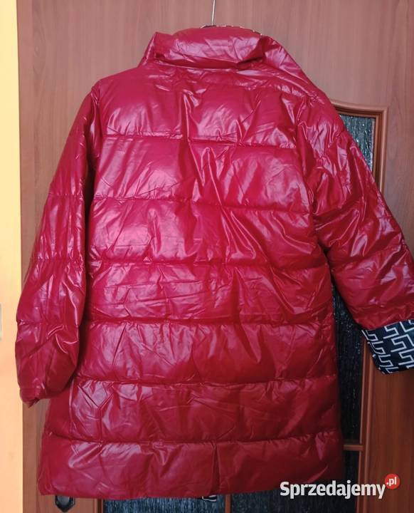 Kurtka czerwona dwustronna lekka Cieszyn sprzedam