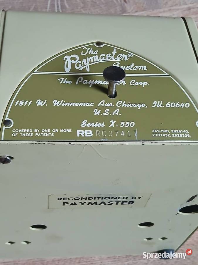 Stara maszyna do liczenia Paymaster X 550 Us Kraków sprzedam