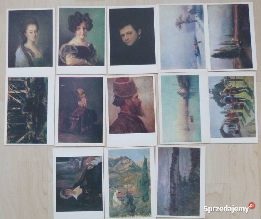 Rosyjskie pocztówki 1981 13 sz Malarstwo mazowieckie Warszawa