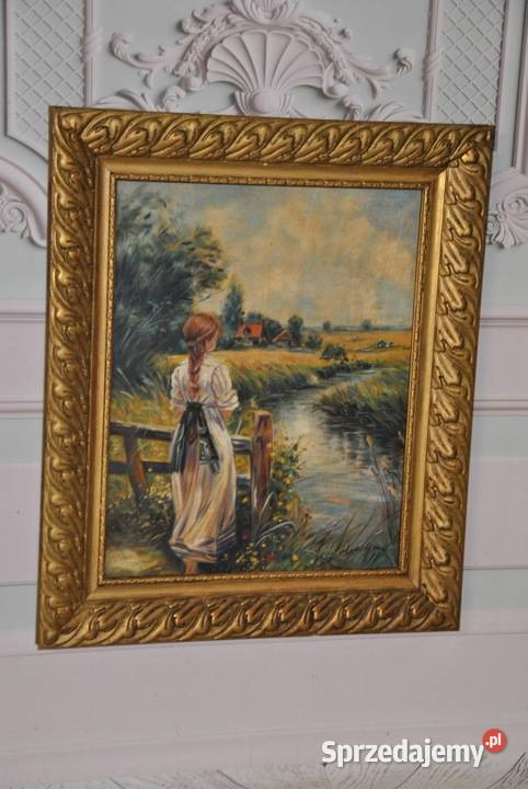 Józef Mehoffer Dziewczyna na Wsi Rzeką Stary Kraków
