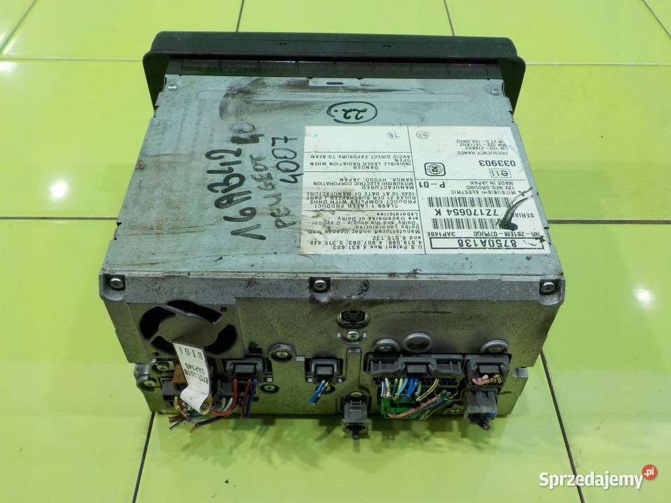 PEUGEOT 4007 22 HDI 08r 5D radio CD 8750A138 Suków