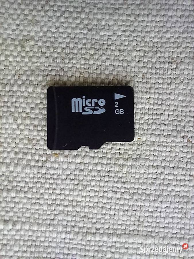 Karta pamięci micro SD 2 GB lubelskie Tomaszów Lubelski sprzedam
