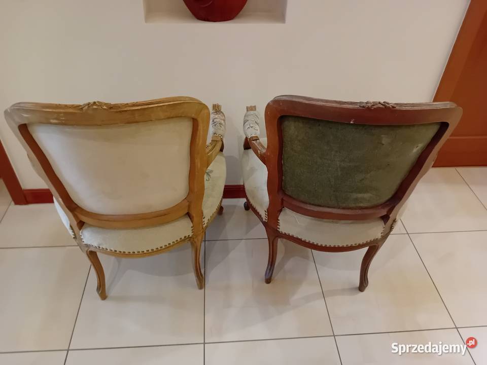 Fotele w stylu ludwikowskim 2 Szczecin