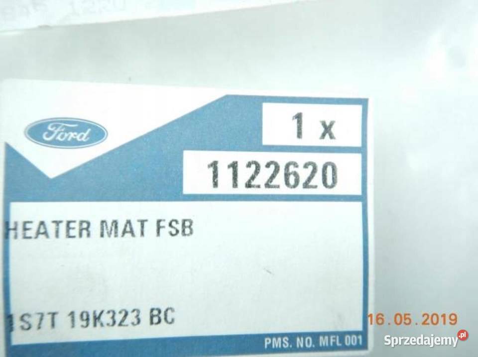 MATA GRZEWCZA OPARCIA FOTELA PRZÓD FORD MONDEO