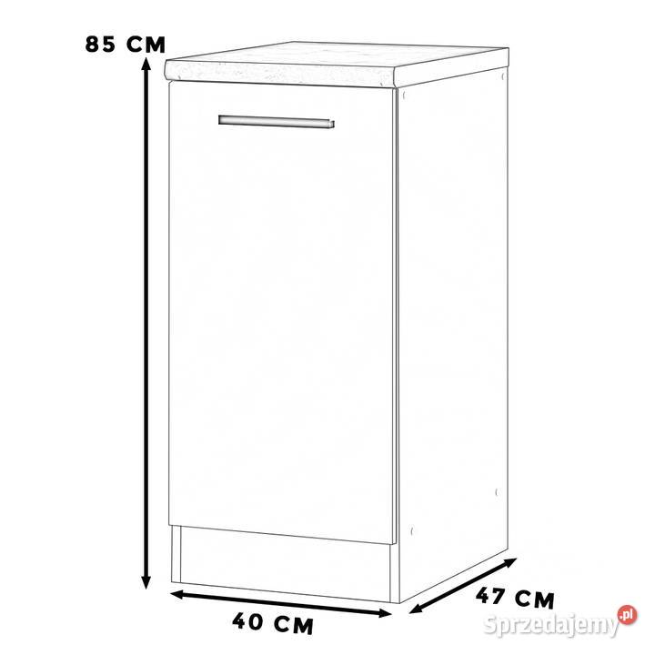Szafka Kuchenna Stojąca Z Blatem Modułowa Blande 85cm Elbląg sprzedam