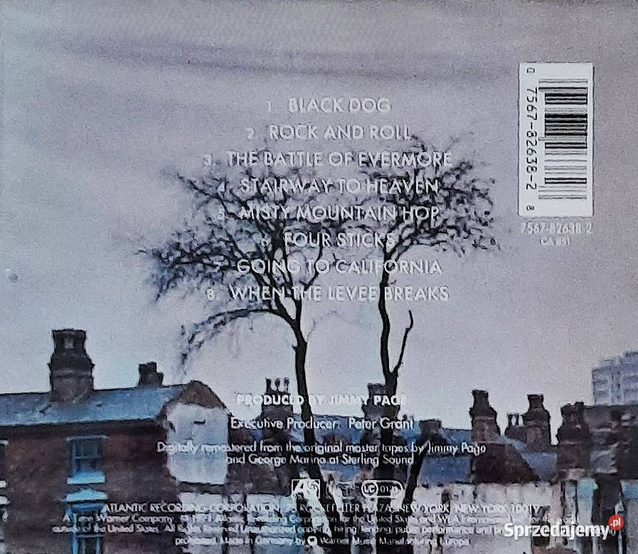 Kultowy Album CD Kultowego ZespołuLed Zeppelin 1 płyta Poznań