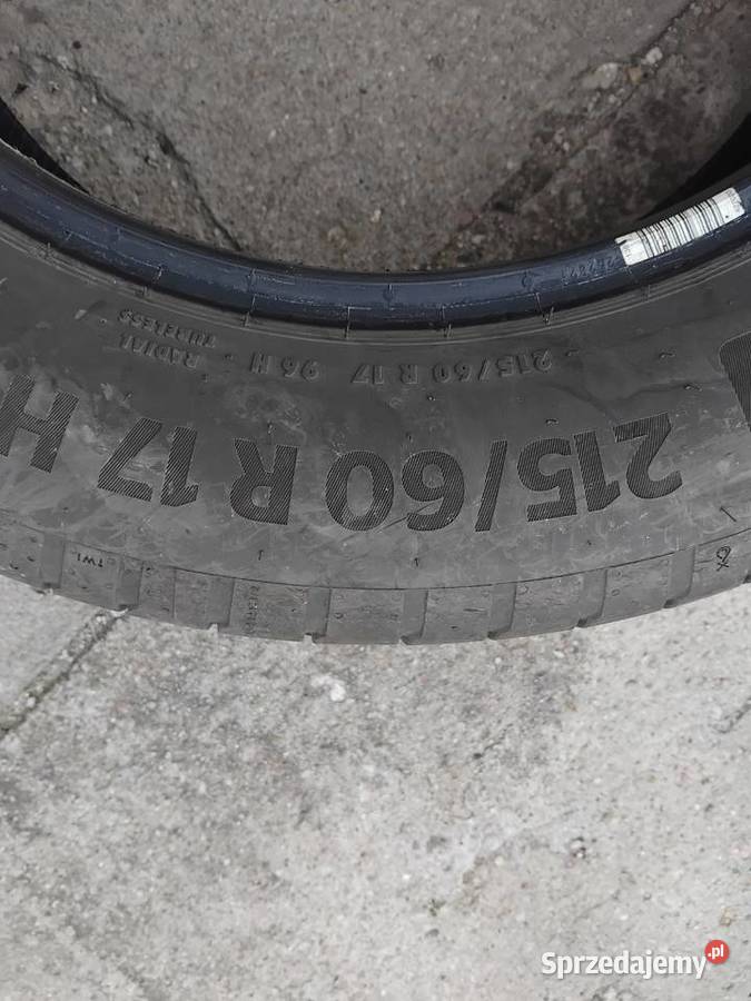 Opony Continental 21560 R17 letnie 4 sztuki 60 Jarocin sprzedam