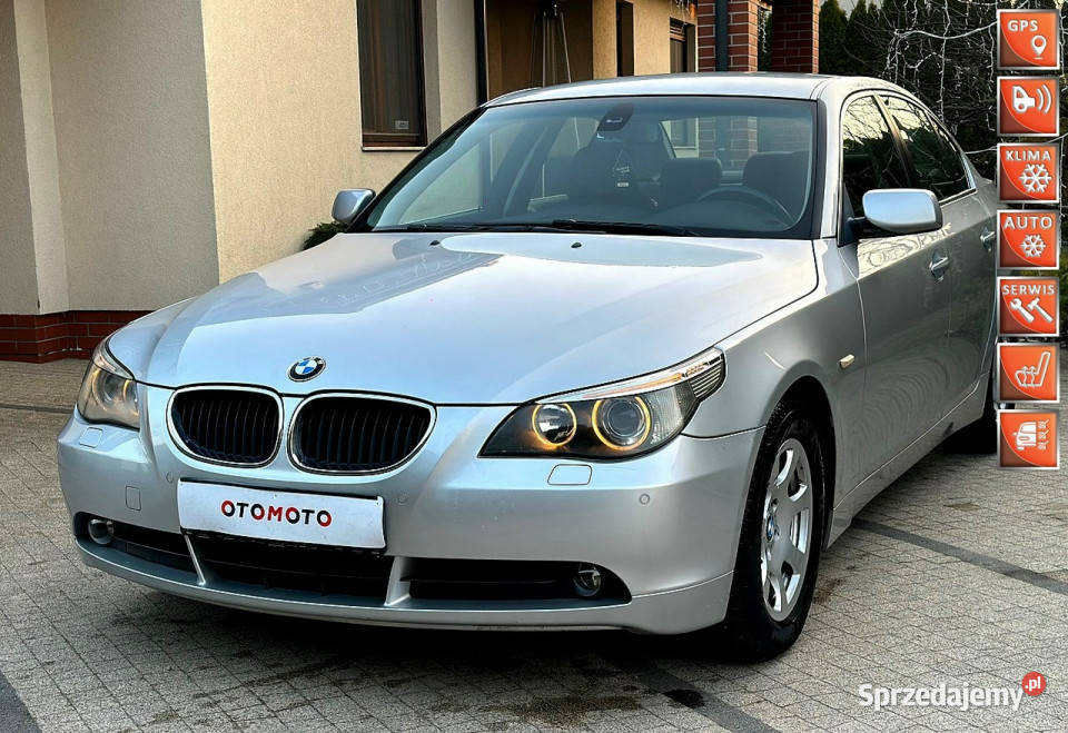 BMW 520 BMW e60 520i 2.2 170KM Manual6Biegów 2XPDC Xenon Skóra Bładna Opła…