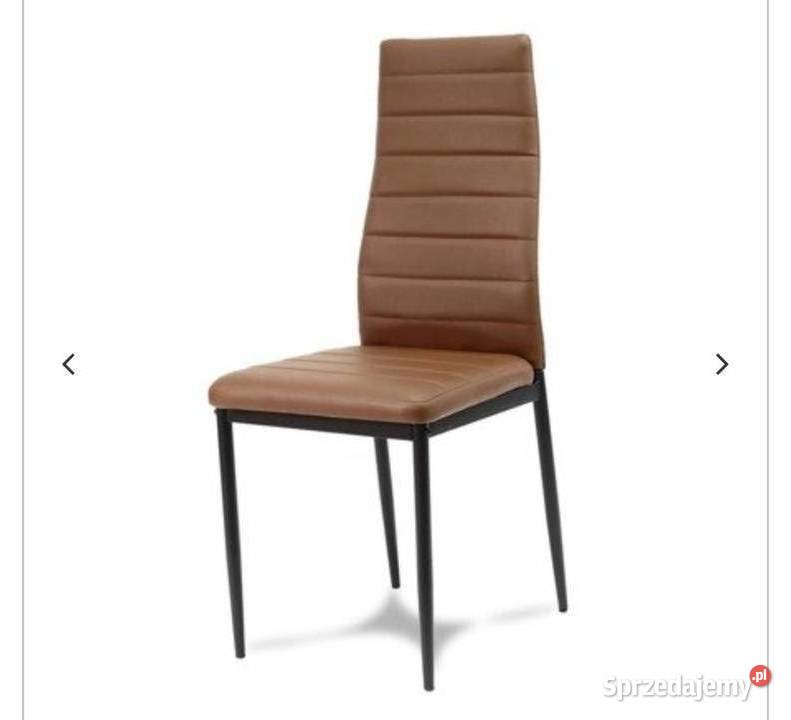 Krzesło brązowe nowoczesne Darmowa dostawa