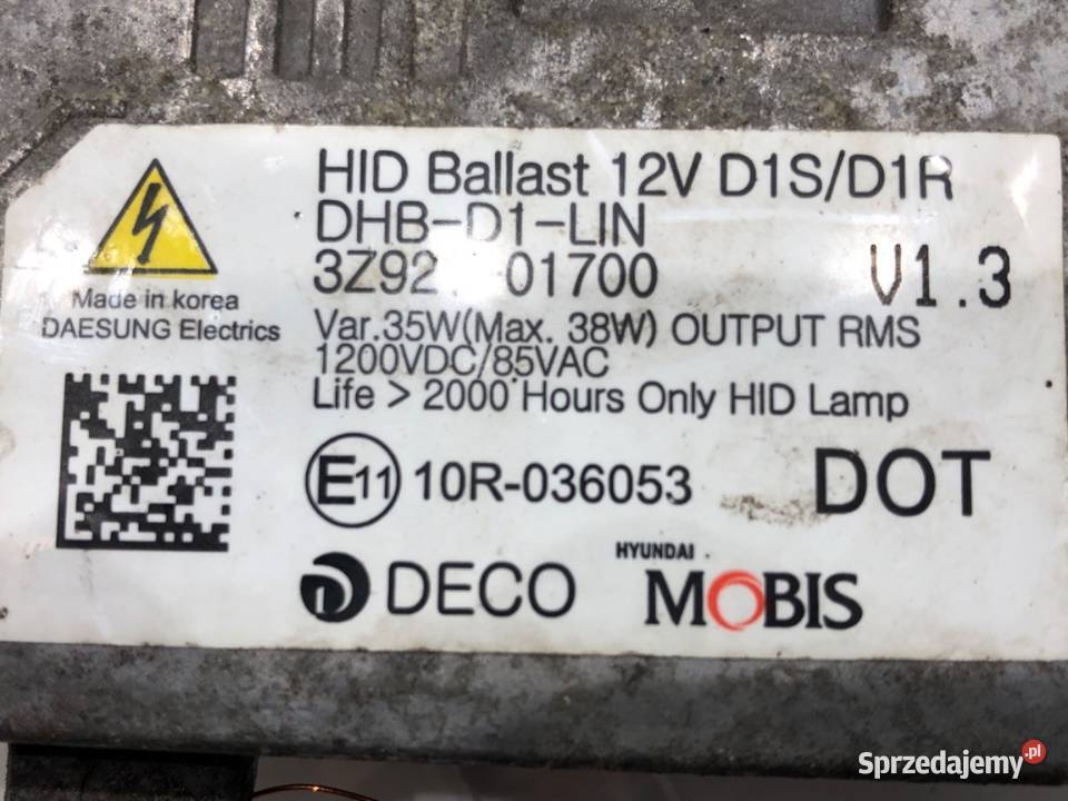 PRZETWORNICA XENON HYUNDAI i40 3Z92101700 MODUŁ