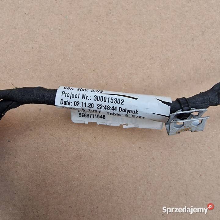 SKODA OCTAVIA IV 4 WIĄZKA INSTALACYJNA PDC TYŁ Bieleń sprzedam