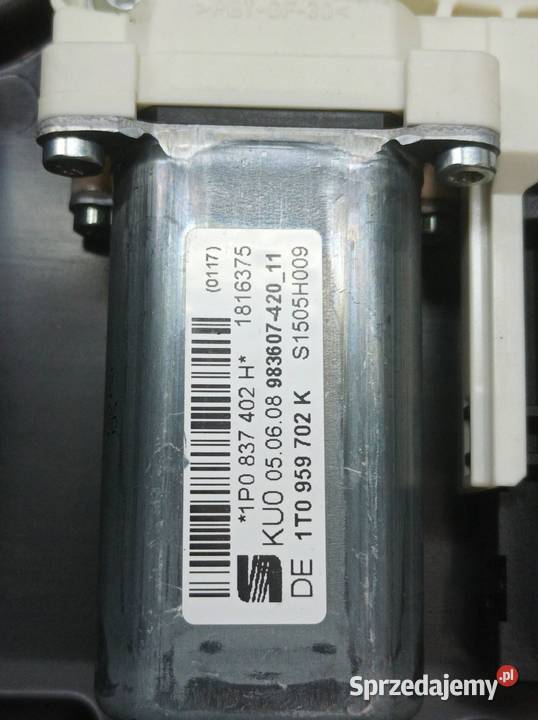 MECHANIZM SZYBY PRAWY PRZÓD 1P0837402H Seat Leon