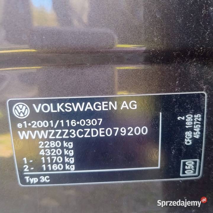 Passat R Line B7 20tdi 4MOTION 170 DSG Passat zachodniopomorskie Dąbki