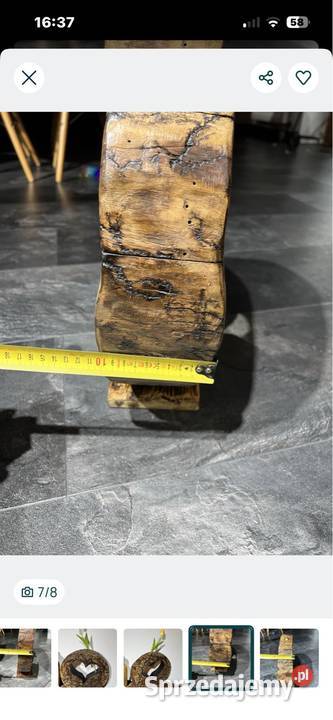 Drewniany Plaster orzech włoski z sercem Rybnik