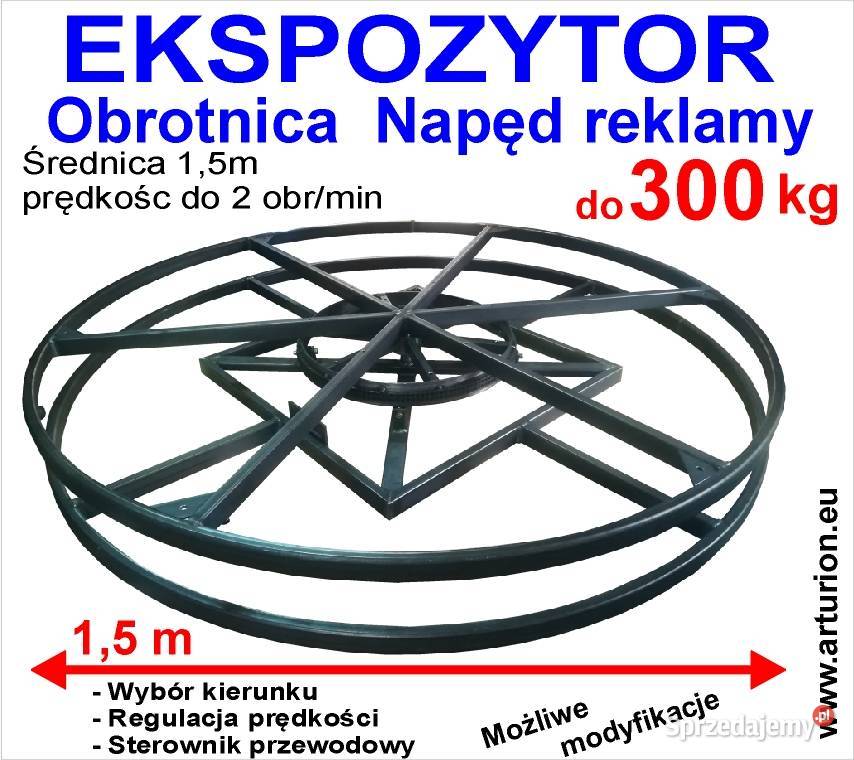 Kawalet Ekspozytor Obrotnica do 300 15 m ster mazowieckie reklama