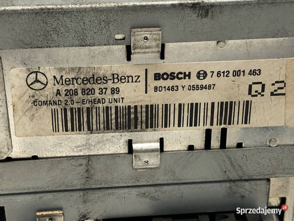 RADIO MERCEDES W163 7612001463 9805 ODTWARZACZ