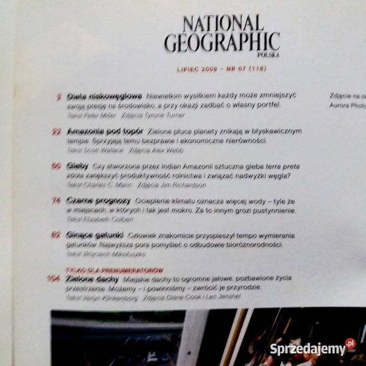 National Geographic Polska Lipiec 2009 Łódź