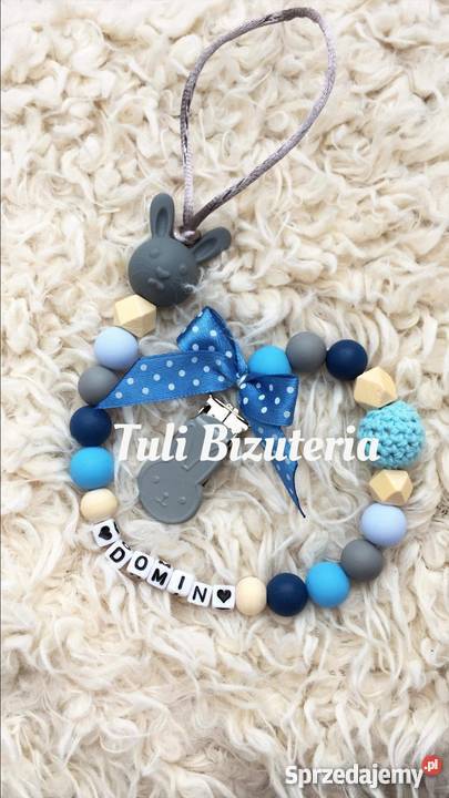 Zawieszka do smoczka z imieniem dziecka Szczecin sprzedam