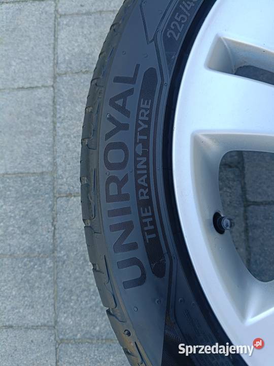Alufelgi 17 5x112 ET47 z nowymi oponami letnimi Elbląg