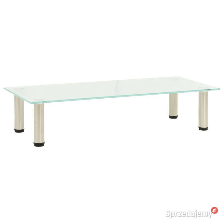 Stojak pod TV 80x35x17 hartowane szkło mrożone mazowieckie Warszawa