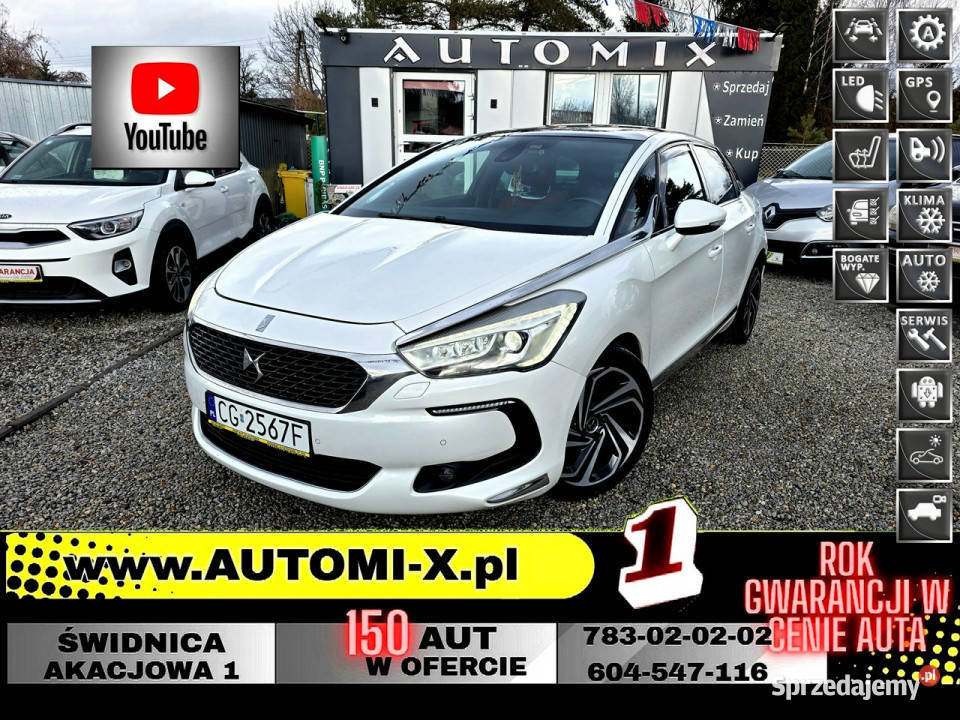 Citroen DS5 SPRZEDANY Perła Lift20D przyciemniane szyby Świdnica