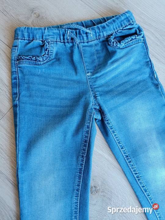 Spodnie jeansowe joggery dziewczęce 104 Płock