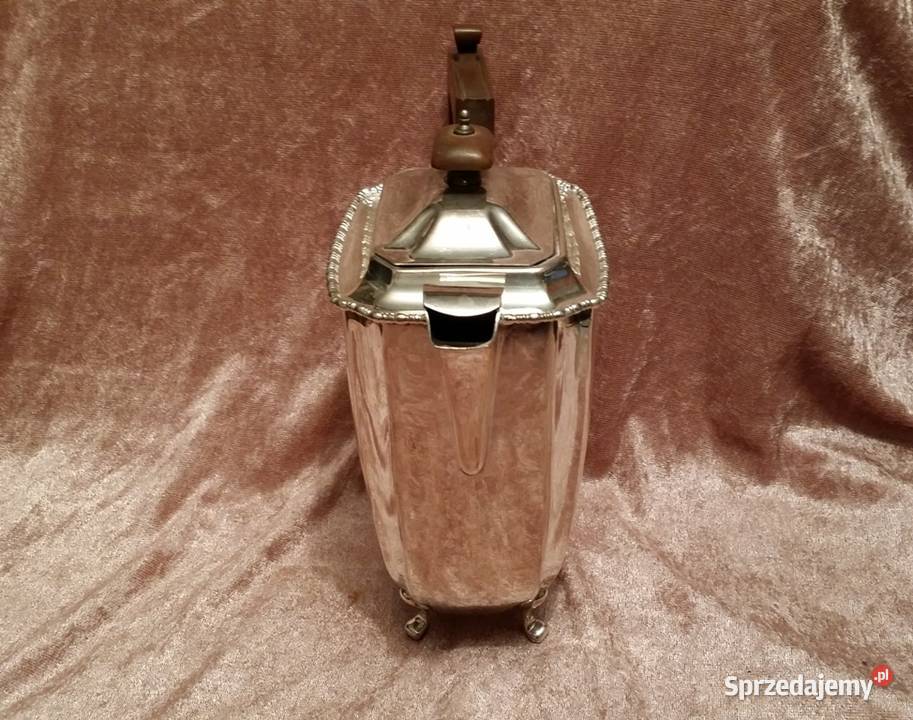 Czajnik stary angielski posrebrzany Art Deco Kraków
