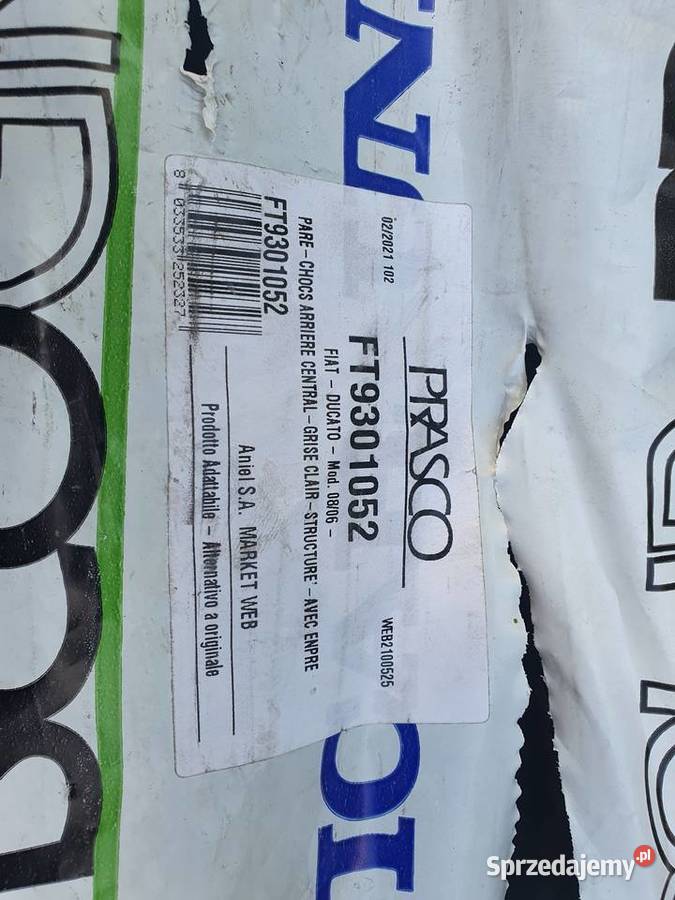 Listwa zderzak tył środek Ducato Boxer Nowa oem świętokrzyskie Słupia