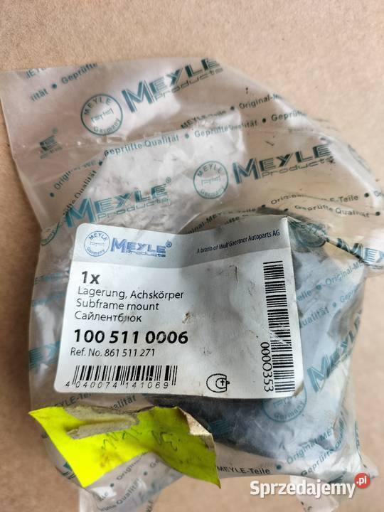 TULEJA TYLNEJ BELKI VW POLO 7594 1005110006 lubelskie Kamień-Kolonia