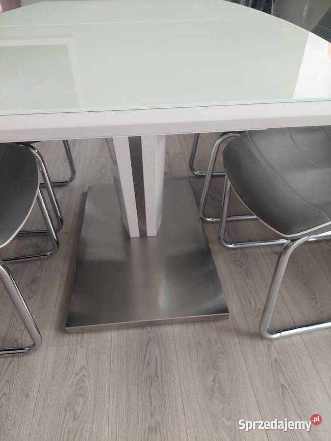 Stół rozkładany Agata meble 120x80 i 4 krzesła Białystok