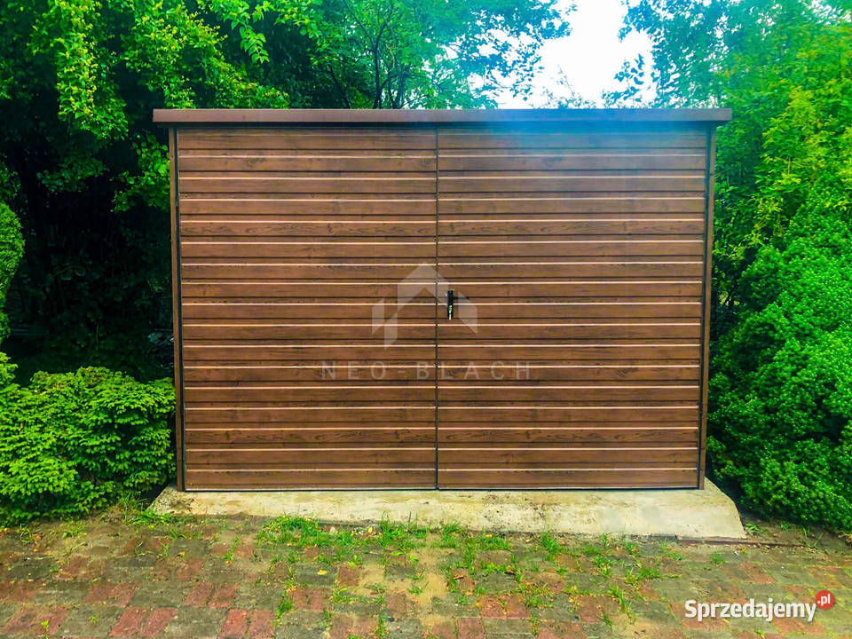 Garaż Blaszany 3x5m Brama Dwuskrzydłowa Jasny wielkopolskie Piła