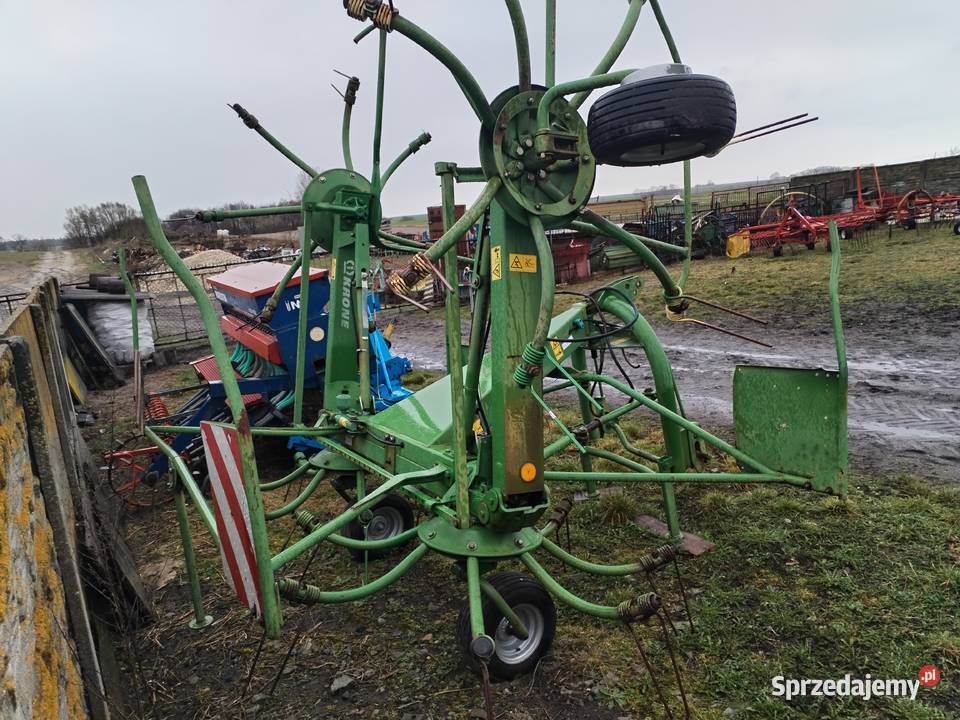 Przetrząsarka do siana Krone kw 55 nieuszkodzony Rolnictwo Przyłęk