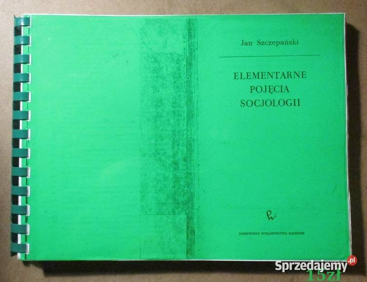 Historia myśli socjologicznejSzacki Łódź