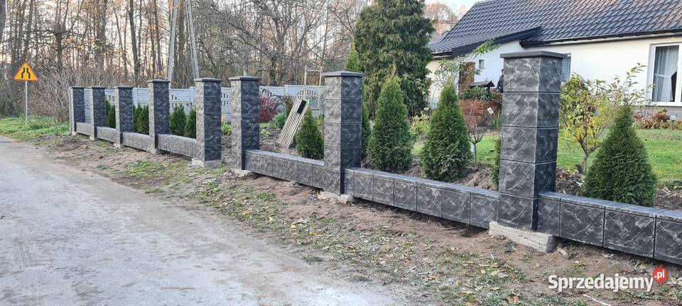 Ala klinkier imitacja klinkieru ogrodzenie