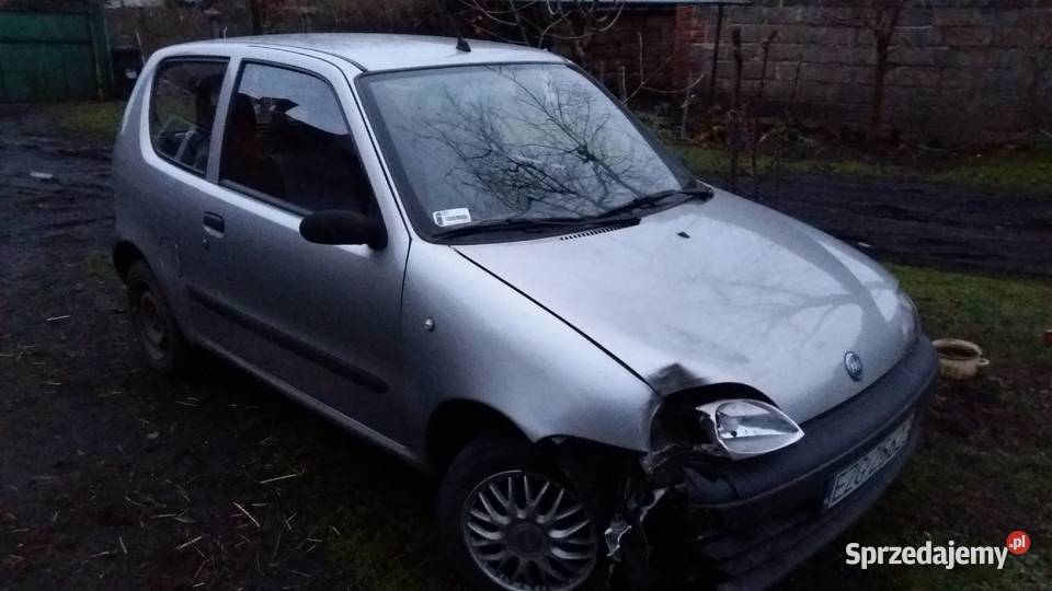 Fiat Seicento uszkodzony sosne benzyna łódzkie Stryków