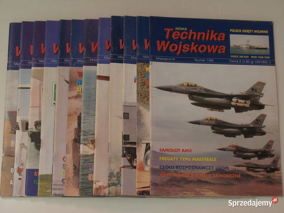 Technika Wojskowa kompletny rocznik 1995 12 Czasopisma Kraków