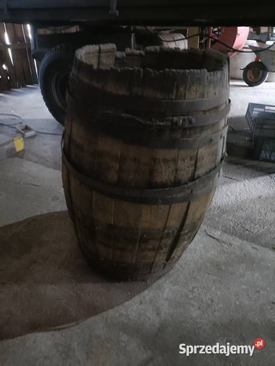 Stara duża drewniana beczka Pozostałe Warszawa