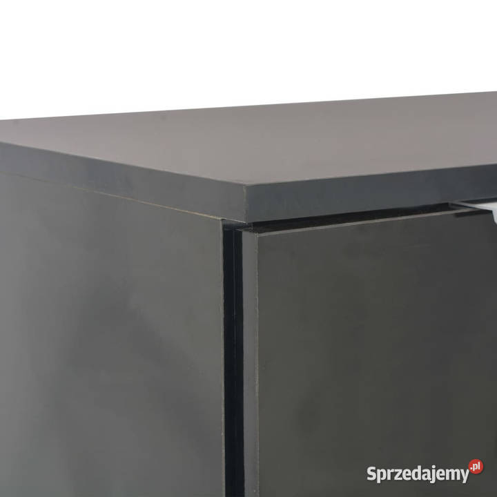 Szafka na wysoki połysk czarna 107x35x805
