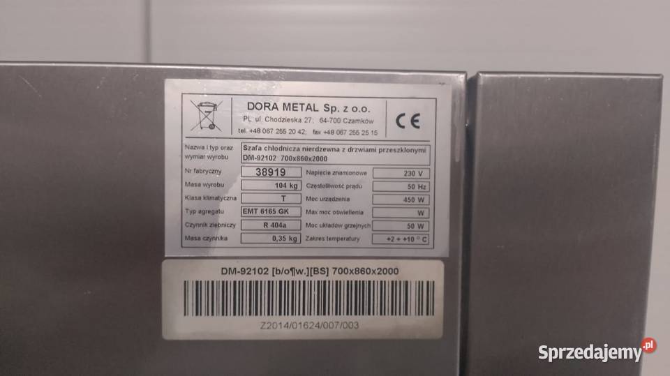 Witryna chłodnicza DM92102 GN 21 Wrocław