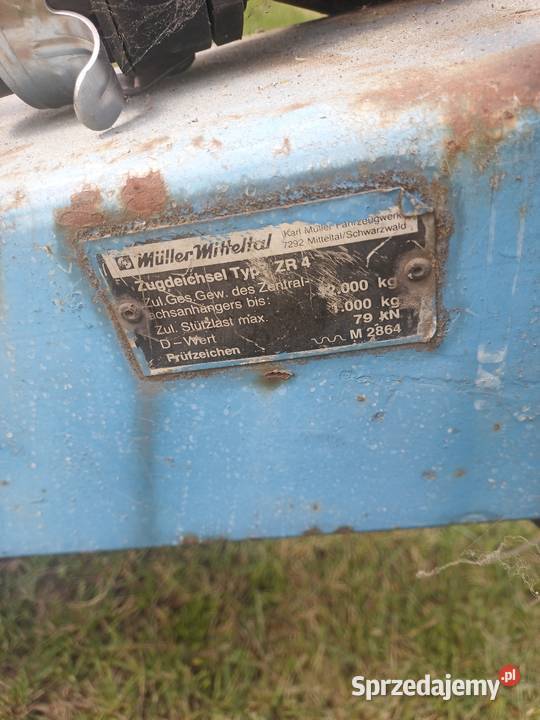 Przyczepa laweta niskopodwoziowa Muller Stalowa Wola
