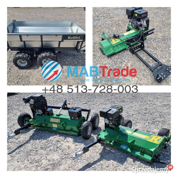 Kosiarki ATV QUAD przyczepka pług posypywarka nieuszkodzony Gołaczewy