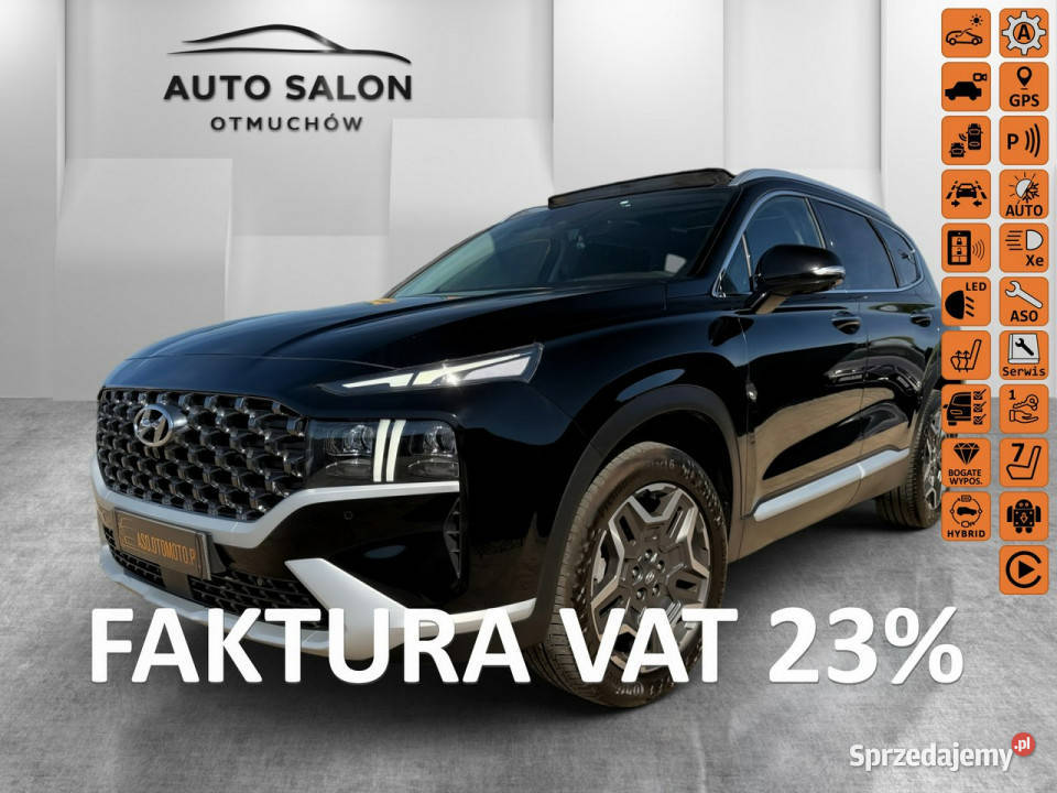 Hyundai Santa Fe FUL LED panorama skóra kamery Otmuchów