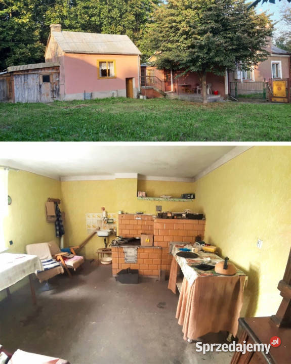 Dom bud gospodarcze i 3000mkw działki Rok budowy 1962 świętokrzyskie Zrecze Duże sprzedam
