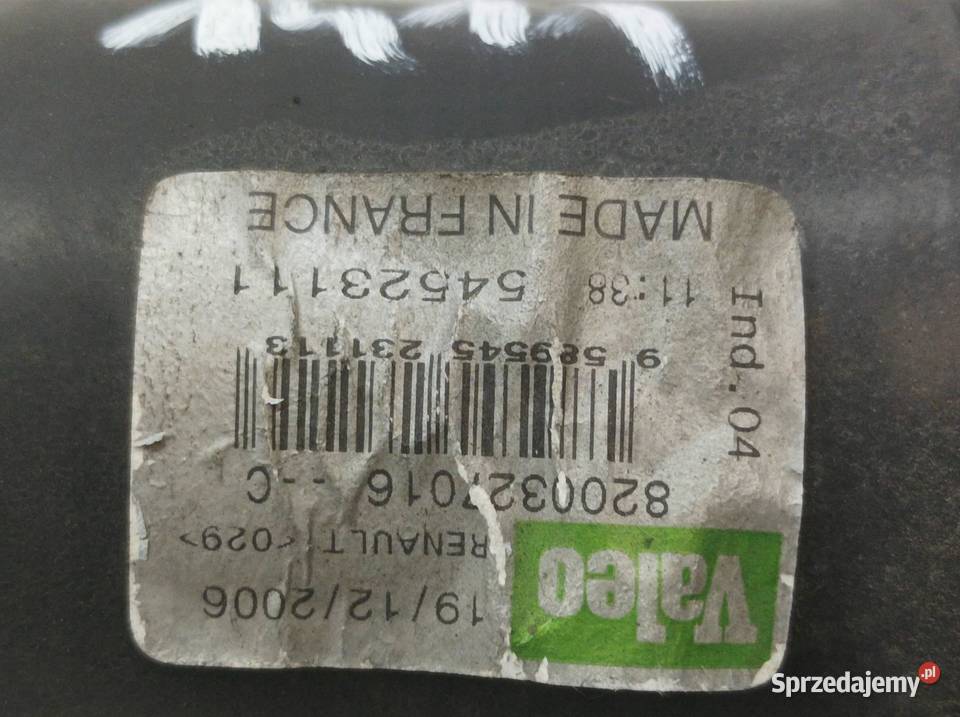 MECHANIZM WYCIERACZEK PRZÓD EU 8200327016C Rok produkcji 2007 świętokrzyskie sprzedam