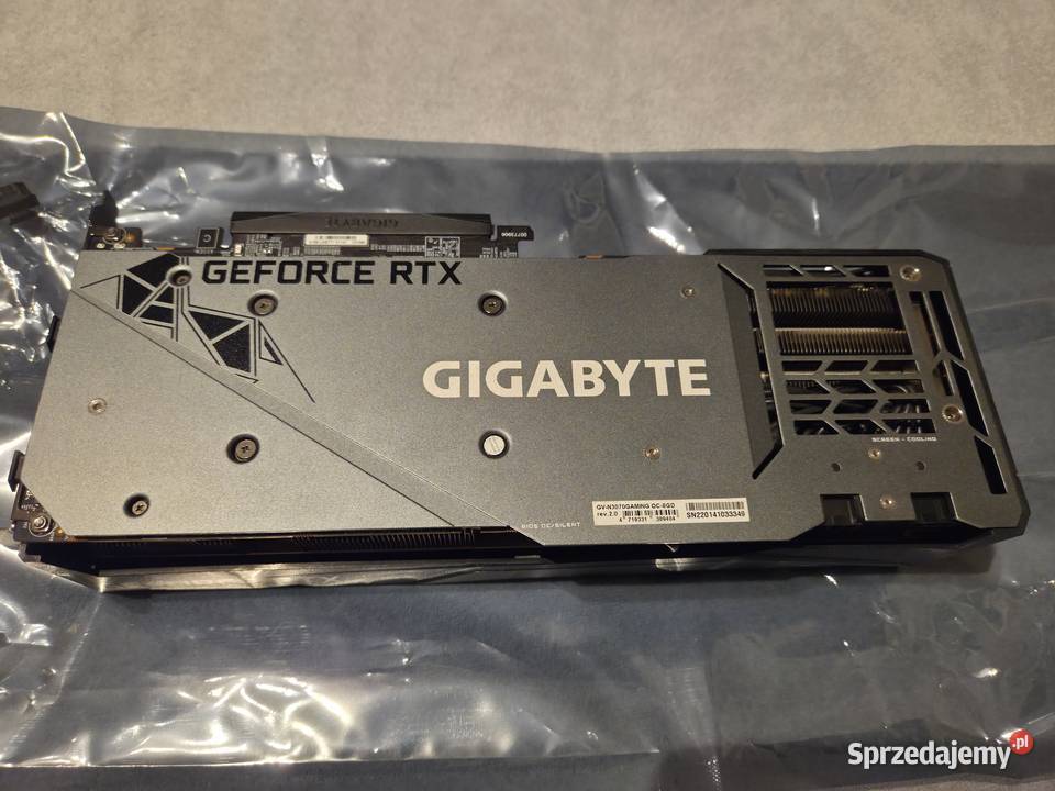 Gigabyte GeForce RTX 3070 Gaming OC 8G Rev 20 aktywne Karty graficzne Sosnowiec