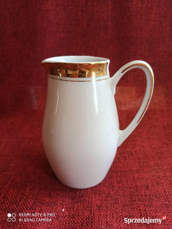 Mlecznik MZ Czechoslovakia Z białej porcelany Gdańsk