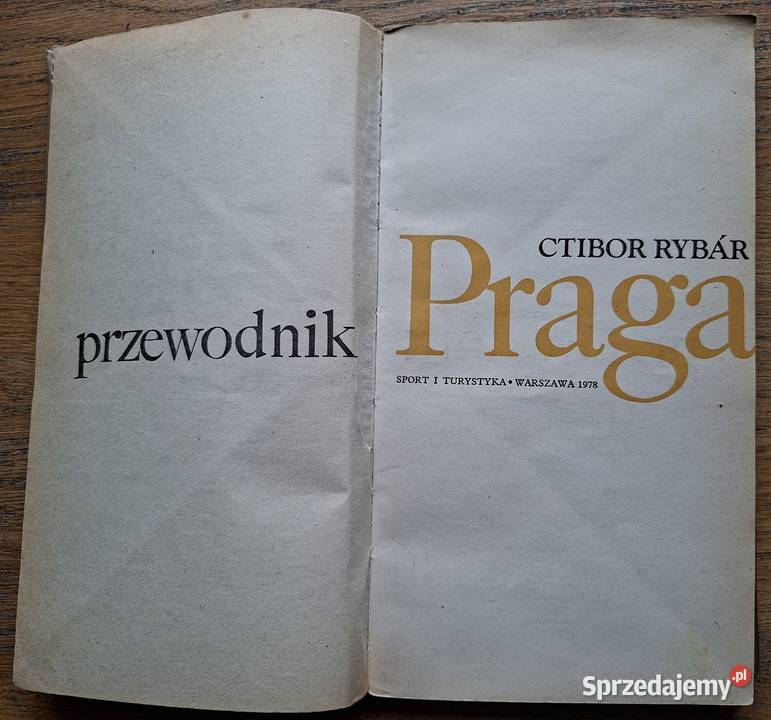 Praga Ctibor Rybar przewodnik Kraków sprzedam