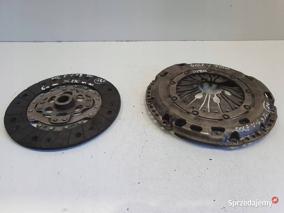 VW Golf V 19 TDI TARCZA DOCISK sprzęgło Układ napędowy lubelskie Janów