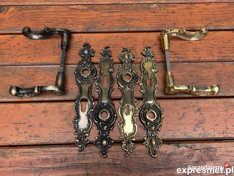 RUSTYKALNA Klamka kuta do furtki bramki drzwi